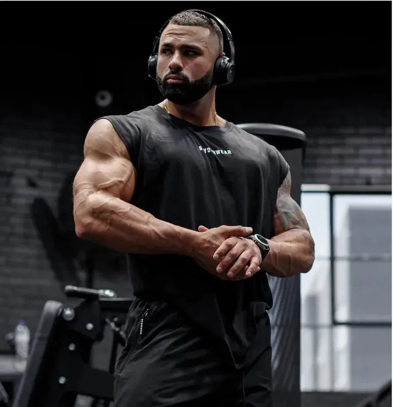 Mens Sports Tank Tank Tops Sports Sleeveless Tops Mens Sweatshirts Bodybuilding Sports Tank Tops Sports Tops Muscle Tank Tops